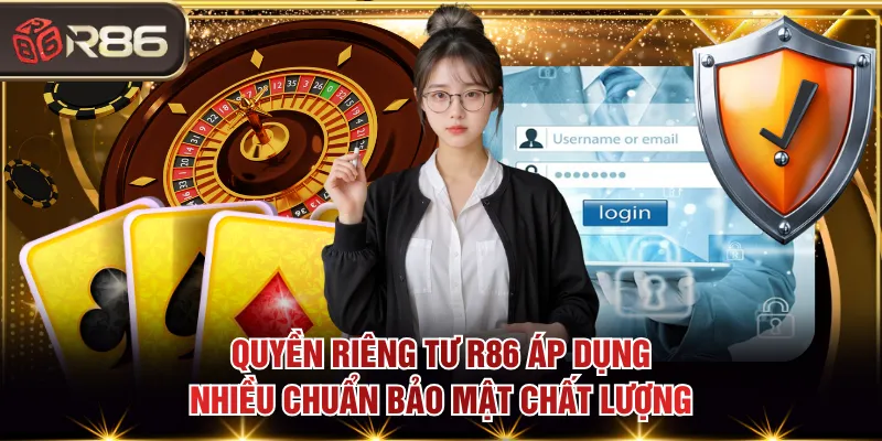 Quyền riêng tư R86 áp dụng nhiều chuẩn bảo mật chất lượng